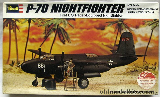 Revell 1/72 P-70 Nightfighter, H232 plastic model kit